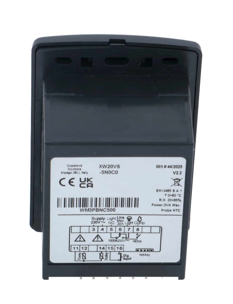 CONTROLLORE TERMOSTATO DIXELL XW20VS-5N0C0 SHORT