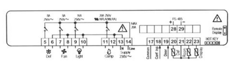 CONTROLLORE TERMOSTATO DIXELL XW260L-5N0C5