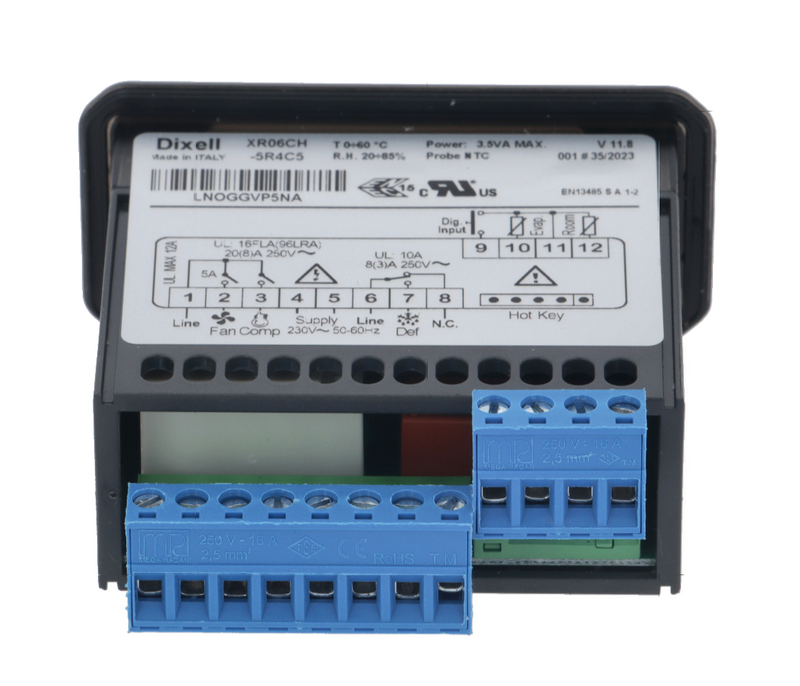 CONTROLLORE TERMOSTATO DIXELL XR06CH-5R4C5
