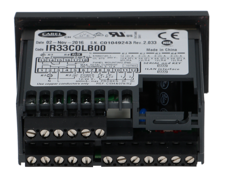 CONTROLLORE TERMOSTATO CAREL IR33COLB00