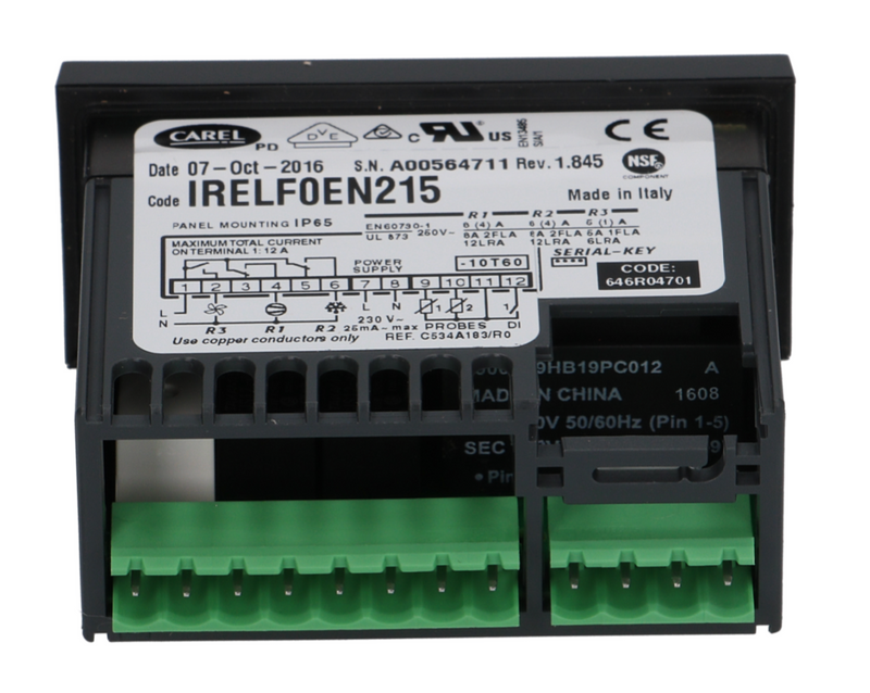 CONTROLLORE TERMOSTATO CAREL IRELF0EN215