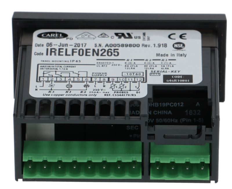 CONTROLLORE TERMOSTATO CAREL IRELF0EN265