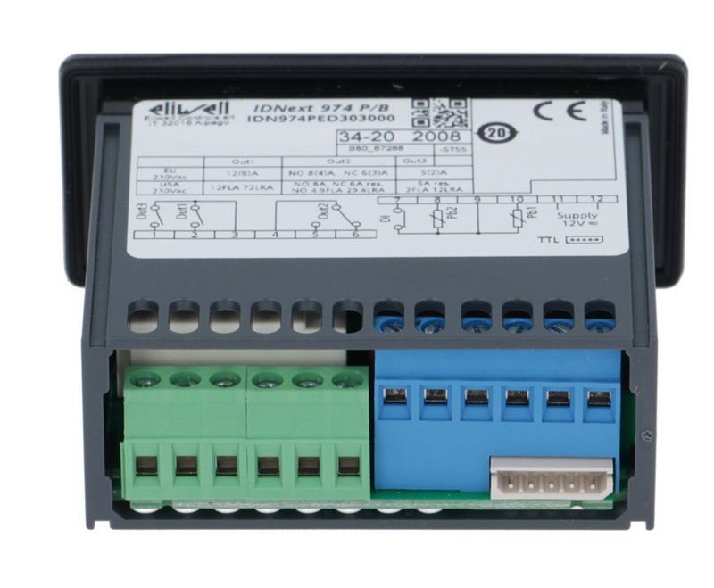 CONTROLLORE ELETTRONICO ELIWELL   IDNEXT 974 P/B 12V