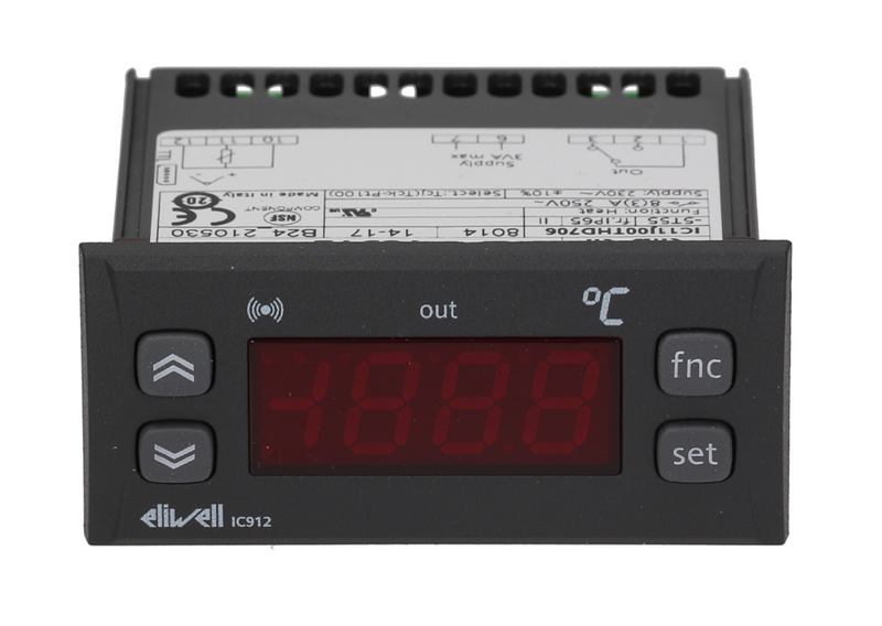 CONTROLLORE TERMOSTATO ELIWELL IC912/H/PH PT100/TCJ/TCK