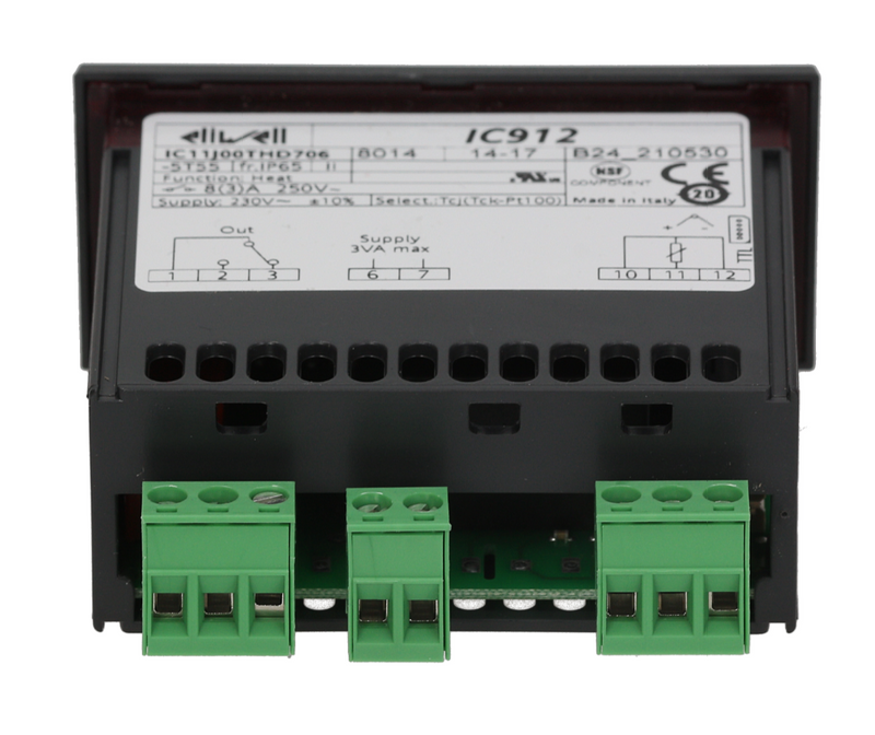 CONTROLLORE TERMOSTATO ELIWELL IC912/H/PH PT100/TCJ/TCK