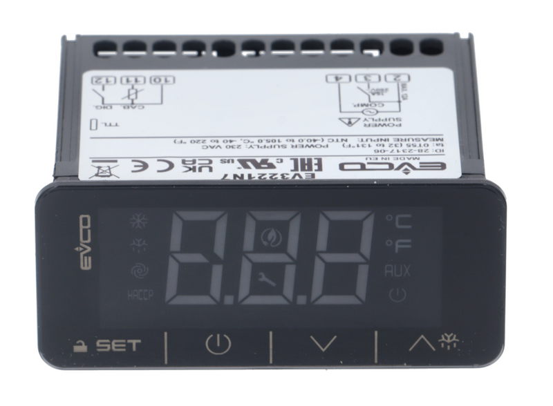 CONTROLLORE TERMOSTATO EVCO EV3221N7VRH