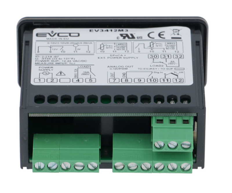 CONTROLLORE TERMOSTATO EVCO EV3412M3