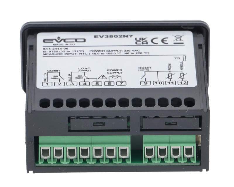 CONTROLLORE TERMOSTATO EVCO EV3802N7