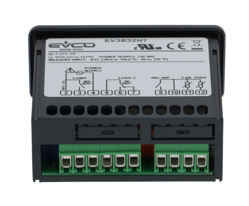 CONTROLLORE TERMOSTATO EVCO EV3B32N7