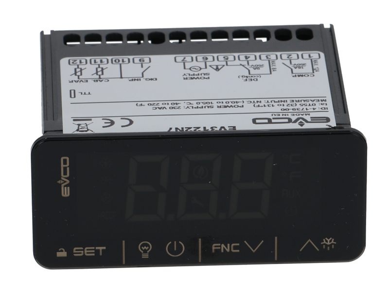 CONTROLLORE TERMOSTATO EVCO EV3122N7VRH