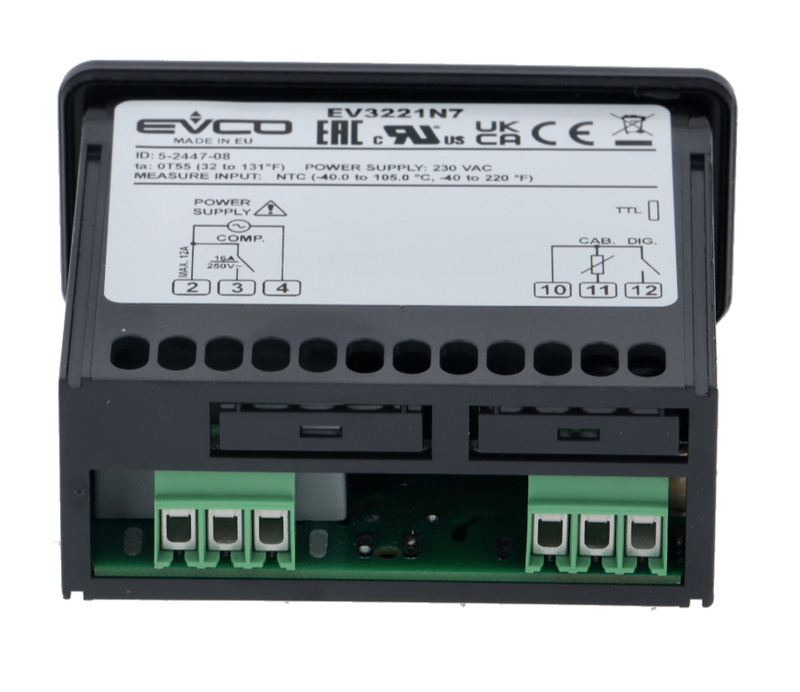 CONTROLLORE TERMOSTATO EVCO EV3221N7