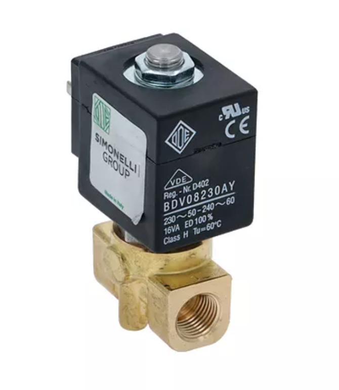ELETTROVALVOLA 2 VIE ø 1/4" 220-230V