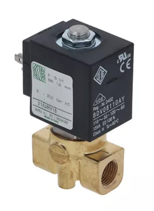 ELETTROVALVOLA ODE 2 VIE ø 1/4" 110/120V