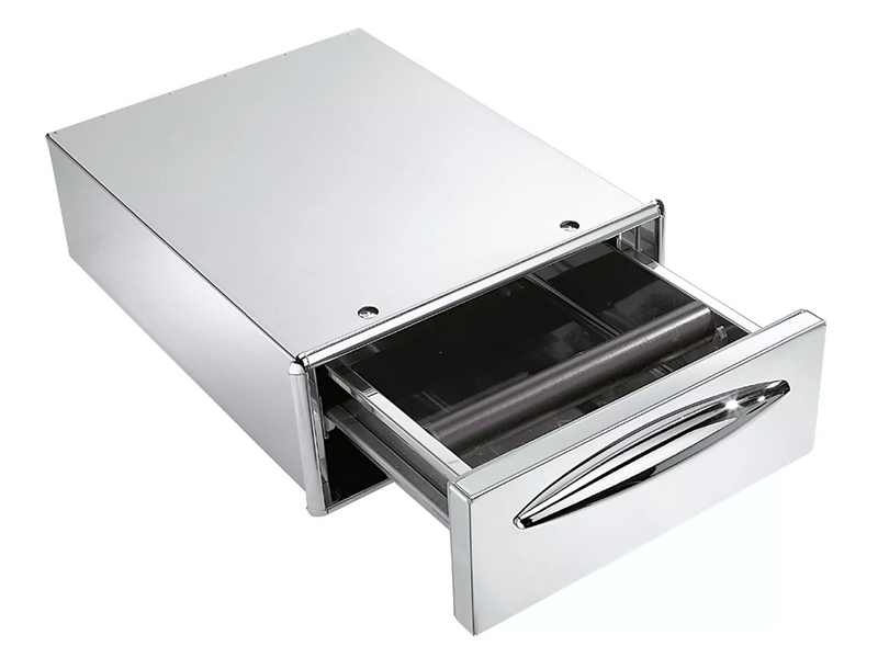 CASSETTO INOX FONDI CAFFÈ 350x140 mm